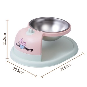 Comedero Elevado Flotante Color Dopamina - Soporte para Comedero de Mascotas que Protege el Cuello - Product Image 1