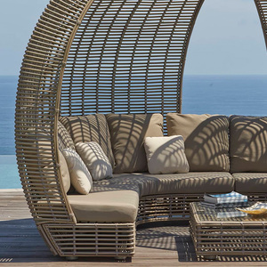 Lit <span class=keywords><strong>de</strong></span> jour rotin <span class=keywords><strong>en</strong></span> <span class=keywords><strong>plastique</strong></span> PE tout temps Extérieur <span class=keywords><strong>en</strong></span> aluminium <span class=keywords><strong>Jardin</strong></span> Patio Wicker Sunbed Lounger - Product Image 4