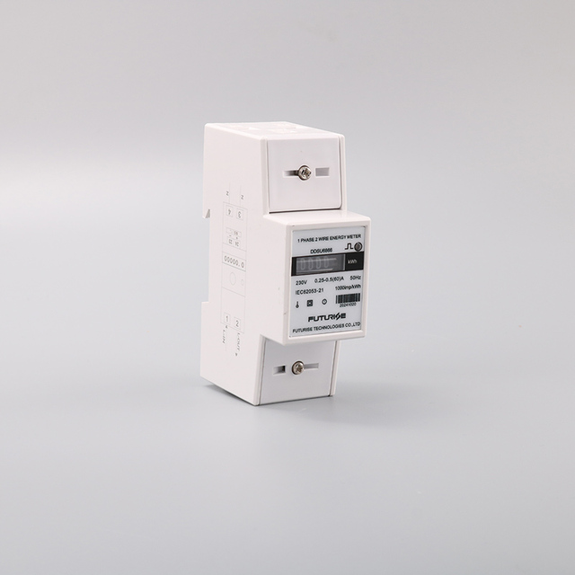 OEM/ODM White Smart 2P Single Phase Prepaid Electricity Meter 50Hz NB/WIFI/RS485 Module Din Rail Energy Monitor Savingsconscious
