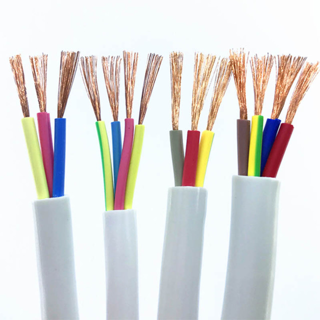 Flexible RVV Multi Core Cable 300/500V PVC Insulated Copper Wire Flame Retardant for Instrument and Automation Wiring