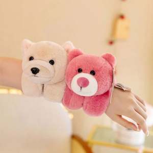 แหวนรูปตัวการ์ตูนน่ารักรูปสุนัขแมวแพนด้าหมีสลอธหมียัดไส้สัตว์สร้อยข้อมือตุ๊กตาของเล่น - Product Image 5