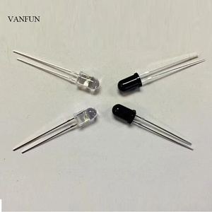 Vanfun <span class=keywords><strong>1.5V</strong></span> IR Hồng ngoại 850nm 940nm Sanan chip trắng <span class=keywords><strong>LED</strong></span> <span class=keywords><strong>Diode</strong></span> 3mm 5mm lỗ Gói 1000 chiếc cho ứng dụng chiếu sáng - Product Image 5