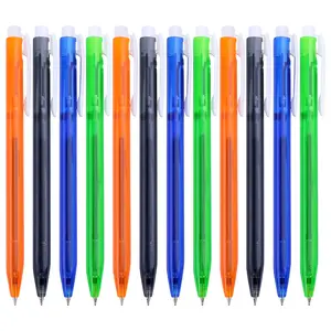 Baoke retractable ink ballpoint pen gray green yellow blue ball point pen