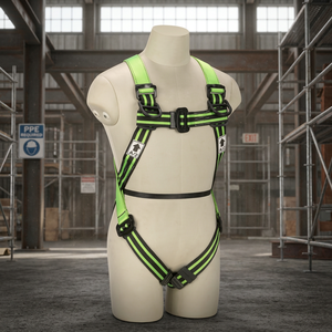 Full Body Safety <b>Harness</b> Adjustable Fall Protection <b>Belt</b> Waist Padded Rescue Work Positioning <b>Harness</b> for Construction - Product Image 3