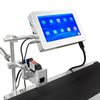 Impresora de Inyección de Tinta Automática DMX con Pantalla de 10 Pulgadas, Máquina de Codificación en Línea para Línea de Producción, Codificación de Fecha, Bolsas, Cartones, Tapas de Botellas