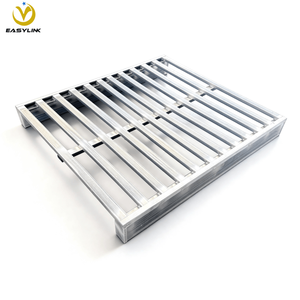 Easylink - Paletes de Ferro Galvanizado Empilháveis Personalizáveis para Armazém, Resistentes e de Dupla Utilização - Product Image 1