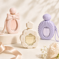 Étui de protection en silicone pour flacon de parfum, pochette de voyage Kawaii pour cosmétiques, housse pour outil de beauté avec fenêtre et dragonne, cadeau promotionnel