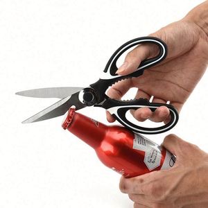 Heavy Duty Stainless Steel Kitchen Scissors & Shears Eco-Friendly Dishwasher Safe 20.5x9.2cm for <b>Poultry</b> <b>Meat</b> & Food Cutting - Product Image 4
