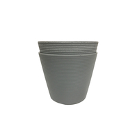 Jardinière ronde en plastique épaissie classique vintage Meubles de jardin Cuisine de mariage Pots de plantation déco Applications à la maison