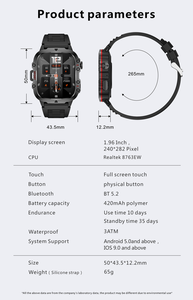 Montre connectée QX11 de qualité supérieure pour hommes, sport en plein air, fitness, natation, appels Bluetooth, 420 mAh, 3 ATM, suivi du sommeil, étanche IP67 - Product Image 6