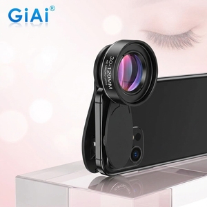 Lente Macro <span class=keywords><strong>para</strong></span> Cámara de Teléfono Inteligente con Clip, 30-120 mm, Lente de Zoom <span class=keywords><strong>para</strong></span> Fotografía de Pestañas a Larga Distancia, Lente Macro <span class=keywords><strong>para</strong></span> Teléfono Móvil - Product Image 1