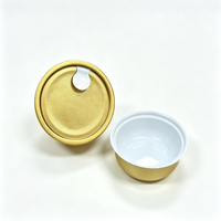 731 #   Bol en aluminium de 80 ml, récipient de qualité alimentaire pour nid d'oiseau, abalone, bouillie, soupe, sauce et nourriture pour animaux de compagnie