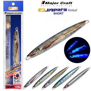 Japon MajorCraft <span class=keywords><strong>JPV</strong></span> 80-180g pêche en mer métal Luya fer plaque dur leurre pour carpe fond pêche maquereau appât - Product Image 2