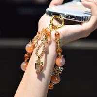 Article tendance : Chaîne de suspension pour téléphone portable de luxe et élégante, robuste et avec porte-clés, cordon de suspension haut de gamme pour téléphone portable