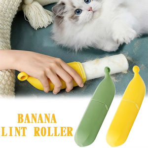 Rodillo quitapelusas de plátano al por mayor, dispositivo de doble cara para eliminar el pelo de la ropa, cepillo para quitar el polvo del hogar - Product Image 4
