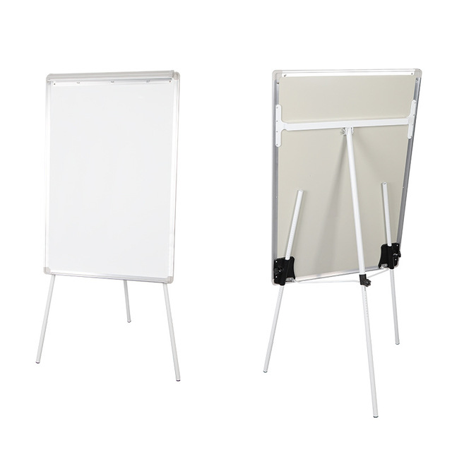 Display Easel Flip Chart Standing Interactive Multifunctional Tripod Magnetic Metal Dry Erase Whiteboard