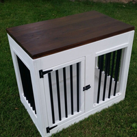 Boîte de transport pliable pour animaux de grande race, emballée en carton, portable, pour le camping et les voyages, directement de l'usine
