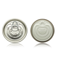 Qualité alimentaire 300 #72.9mm couvercle en étain TFS facile à ouvrir Sauce tomate boîtes alimentaires emballage en métal