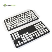 Prosub Blanks Sublimation 64 Keycap PBT Standard Key Caps for Mechanical Keyboard Diy Custom OEM Cherry Keyboard Keycaps