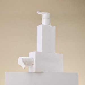 Contenitori Quadrati in Plastica da <span class=keywords><strong>100</strong></span> e 200 <span class=keywords><strong>ml</strong></span> per <span class=keywords><strong>Shampoo</strong></span> e Lozione Corpo con Pompa Dosatrice, Personalizzazione Disponibile - Product Image 4