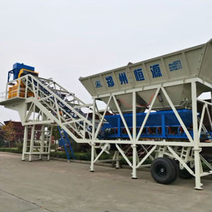 Centrale à béton de chantier avec malaxeur à béton forcé, centrale à béton mobile à mélange humide, garantie 1,5 an - Product Image 2