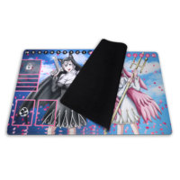 Tapis de souris en caoutchouc personnalisé avec logo imprimé, tapis multi-usages pour PC, bureau, jeux de cartes, tapis de jeu