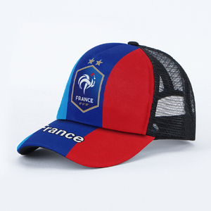 Casquette de baseball en maille personnalisée pour supporter de football, 5 panneaux, imprimée <span class=keywords><strong>Coupe</strong></span> <span class=keywords><strong>du</strong></span> <span class=keywords><strong>Monde</strong></span>, pour équipes nationales et clubs européens, tels que l'Italie - Product Image 3