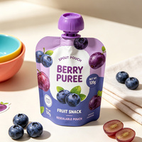 Sachets Doypack à bec verseur refermables, anti-fuite, imprimés sur mesure, de qualité supérieure, en plastique alimentaire, pour 100ml et 200ml