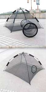 Set da gioco per gatti e cani con gabbia per animali domestici liberamente compatibile con Set di giocattoli con box portatile pieghevole e Tunnel. - Product Image 2