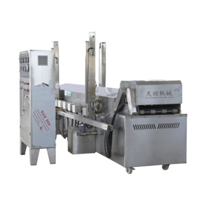 CE Certified 550L Automatic Continuous Fried Fish Shrimp Frying Machine Making Line for Fish Skin Tofu Meat Ball Cheese Ball