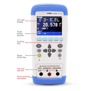 เครื่องวัดดิจิทัลแบบมือถือ AT825เครื่องทดสอบความแม่นยำ100kHz - Product Image 3