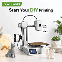Imprimante 3D haute vitesse FDM de bureau avec nivellement automatique, compatible PLA, ABS, TPU, buse 300°C, WiFi
