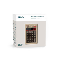 Teclado Numérico Mecánico Retro 8BitDo de 18 Teclas, Compatible con PC y Modo Calculadora Estándar para Windows y Android - Edición Jade