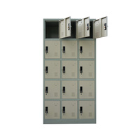 Armoire en acier à 15 portes, casier en métal laminé à froid, fabricant chinois, rangement extérieur, garde-robe pour vêtements, clé, étanche, écologique