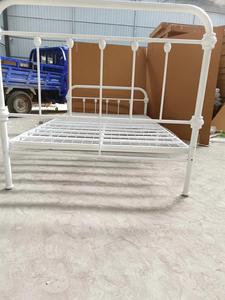 Traditional Design Stable Metal Bedroom Furniture Hot Sale Steel <b>Foldable</b> Single Iron <b>Bed</b> <b>Frame</b> Full <b>Size</b> Collapsible Portable - Product Image 3