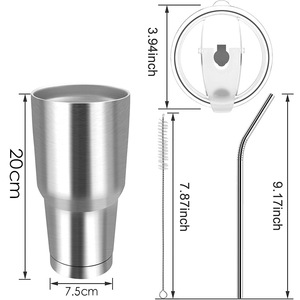 Vaso Térmico Doble para Bebidas, Taza de <span class=keywords><strong>Café</strong></span> de Acero Inoxidable, Vaso de Viaje Portátil <span class=keywords><strong>con</strong></span> Asa y Cuerda, Taza para Agua <span class=keywords><strong>con</strong></span> Logotipo Personalizado para Oficina y Actividades al Aire Libre - Product Image 5