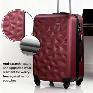 ODM OEM Ensembles de bagages de luxe 3 pièces légers classiques simples étanches Valise cabine à roulettes 4 roues avec serrure à combinaison pour - Product Image 3