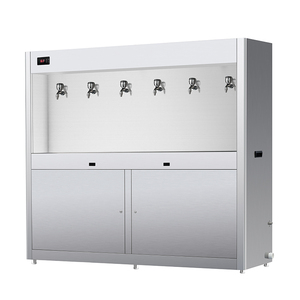 Bebedero caliente de dos grifos vertical comercial y dispensador de agua ordinaria para purificar el dispensador de agua escolar - Product Image 6