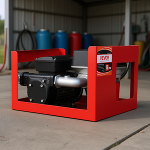 Bomba Eléctrica de Transferencia de Combustible Vevor 16 GPM 60 L/min para Diésel, Queroseno, Biodiésel con Medidor, Boquilla Automática, 2 Mangueras y Elevación de 45 Pies - Product Image 2