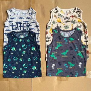 Stok Tiongkok Tank Top Anak Laki-laki Tanpa Lengan, Tank Top 100% Poliester Leher-<span class=keywords><strong>o</strong></span> dengan Pola - Product Image 1
