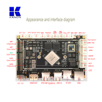 Carte mère de développement industrielle embarquée Linux Android pour terminal IoT intelligent KN RK3288, 8 couches, 1,6 mm