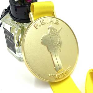 Vente en gros de trophées et médailles de football de médaille de marathon 3D en alliage de zinc vierges bon marché professionnel - Product Image 4