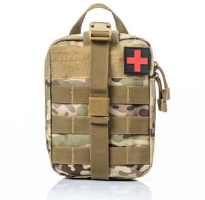 Bolsa de primeros auxilios FA01 con sistema molle de 8x6x3 pulgadas con correas molle - Product Image 3