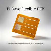 Placa de Circuito Flexible Interdigital de Electrodos PI FPC Ultra Delgada Personalizada, Resistente a Altas Temperaturas, para Módulo de Detección de Gases con Biosensor