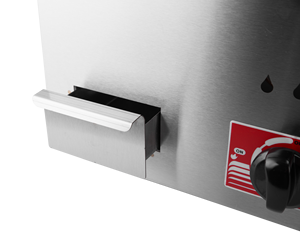 Газовая сковородка и фритюрница комбо из нержавеющей стали коммерческий кухонный инструмент - Product Image 2