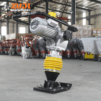 Pilonneuse électrique ZUJI HCD100 220V 380V 3kW à tension personnalisable, compacteur de sol, engin de construction