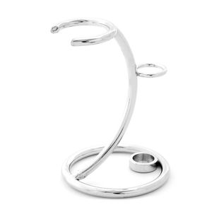 Soporte para herramienta de afeitado extraíble de alta calidad 2024, soporte para brocha de afeitar con soporte de afeitado ponderado, Material duradero de acero inoxidable - Product Image 3