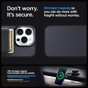 | Funda fina y duradera para teléfono de 0,6mm de fibra de aramida para iPhone 14 15 16 Pro Max | Protección completa clásica de la Cámara de Laudtec - Product Image 3