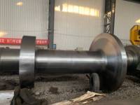 Fabrication OEM de tiges à pas en acier au carbone forgé à grande échelle |   Vilebrequin et arbre principal industriels robustes