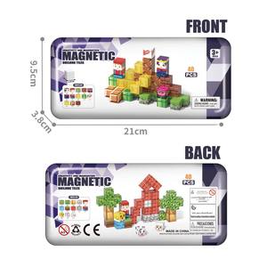 Juego de 40 Bloques Magnéticos de Construcción TNT World de 20 mm y 2 cm con Temática de Princesas y Héroes en Caja de Hierro - Product Image 5